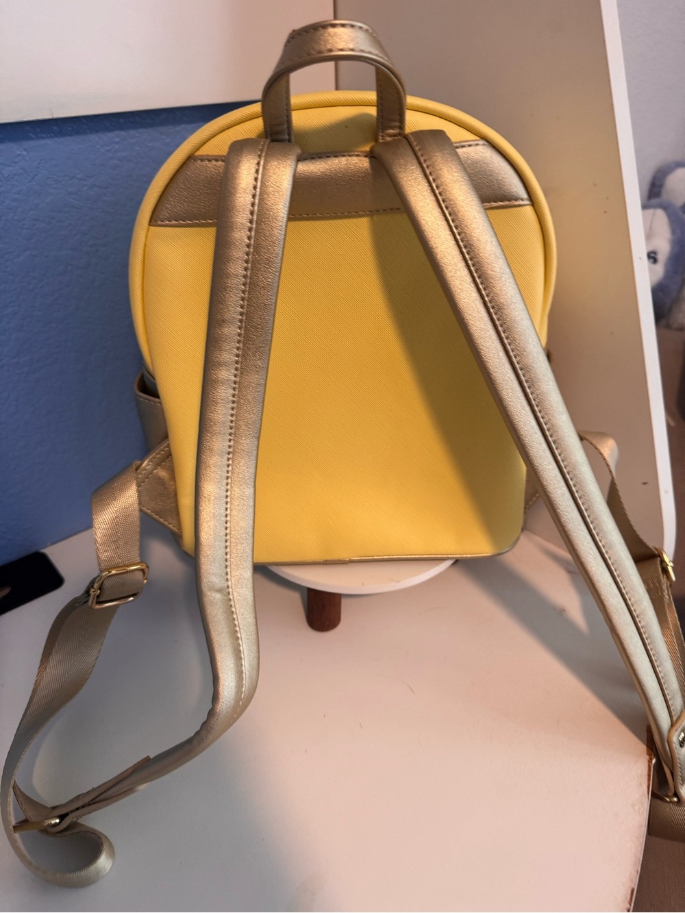 Loungefly Yellow Scallop Mini Backpack - Picture 8 of 9
